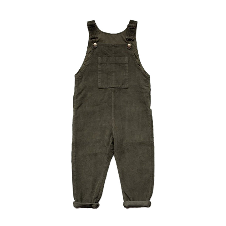 The Wild and Free Cord Dungaree Overall - Olive