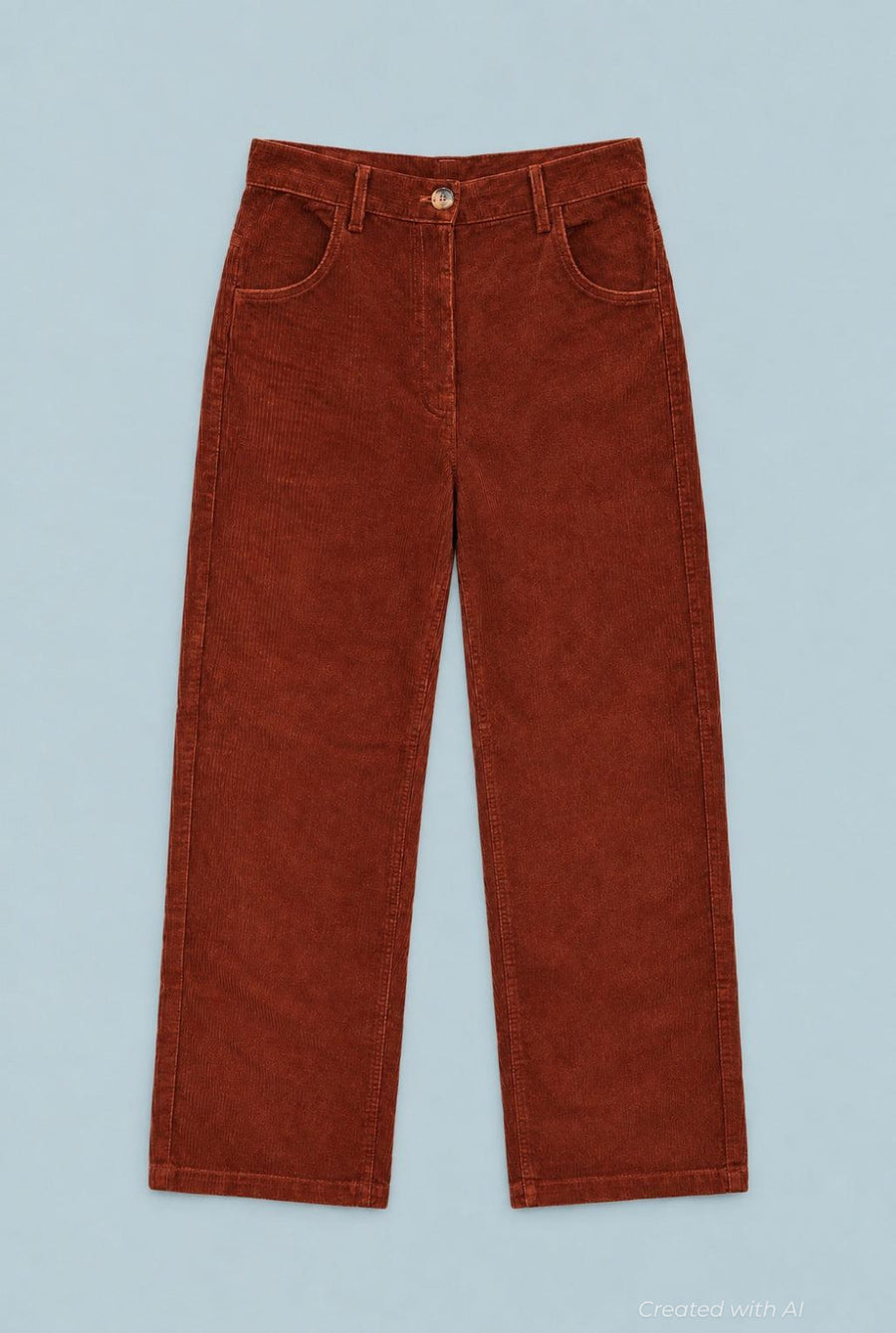 Corduroy Pant - Rust - S - Pants