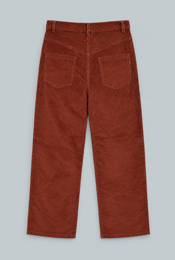 Corduroy Pant - Rust - S - Pants