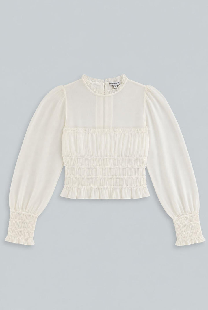 Corset Blouse - Ivory - Shirt