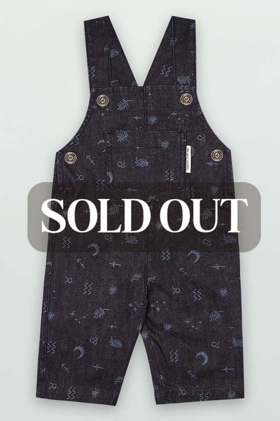 Cosmos Baby Overall - Cosmos Print - Overalls