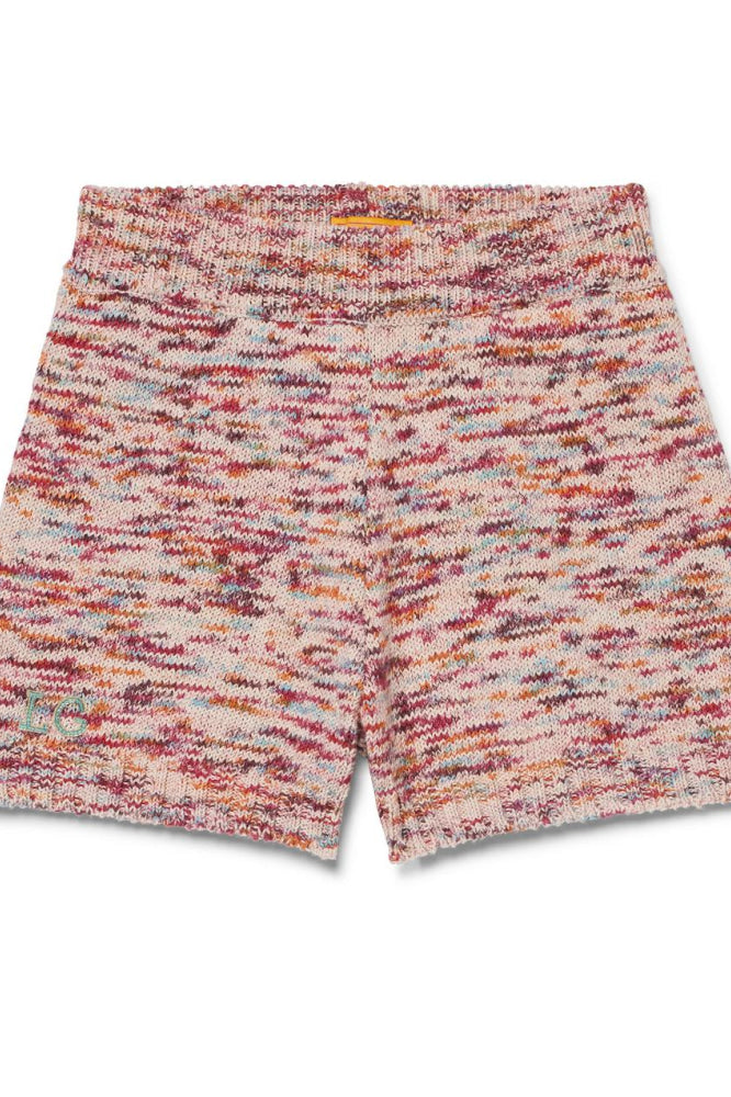 Cotton Bardot Shorts - Pink Multi - Shorts