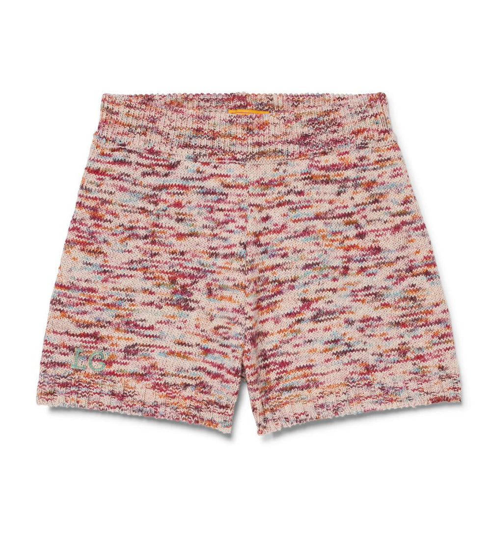 Cotton Bardot Shorts - Pink Multi - Shorts