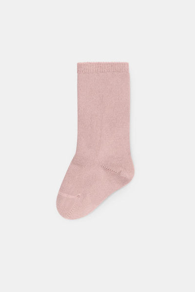 Cotton calf baby socks - Softpink - Socks
