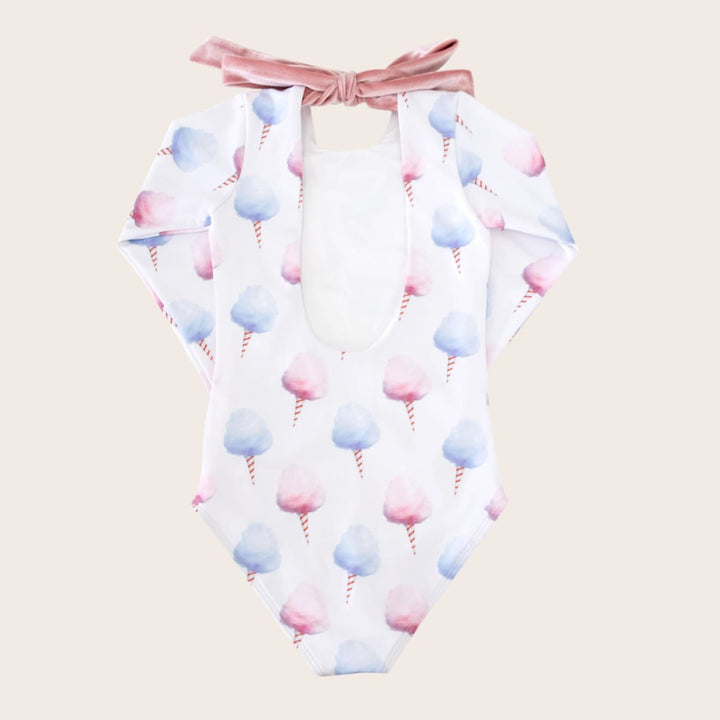 Cotton Candy One Piece Long Sleeve - One Piece Swim
