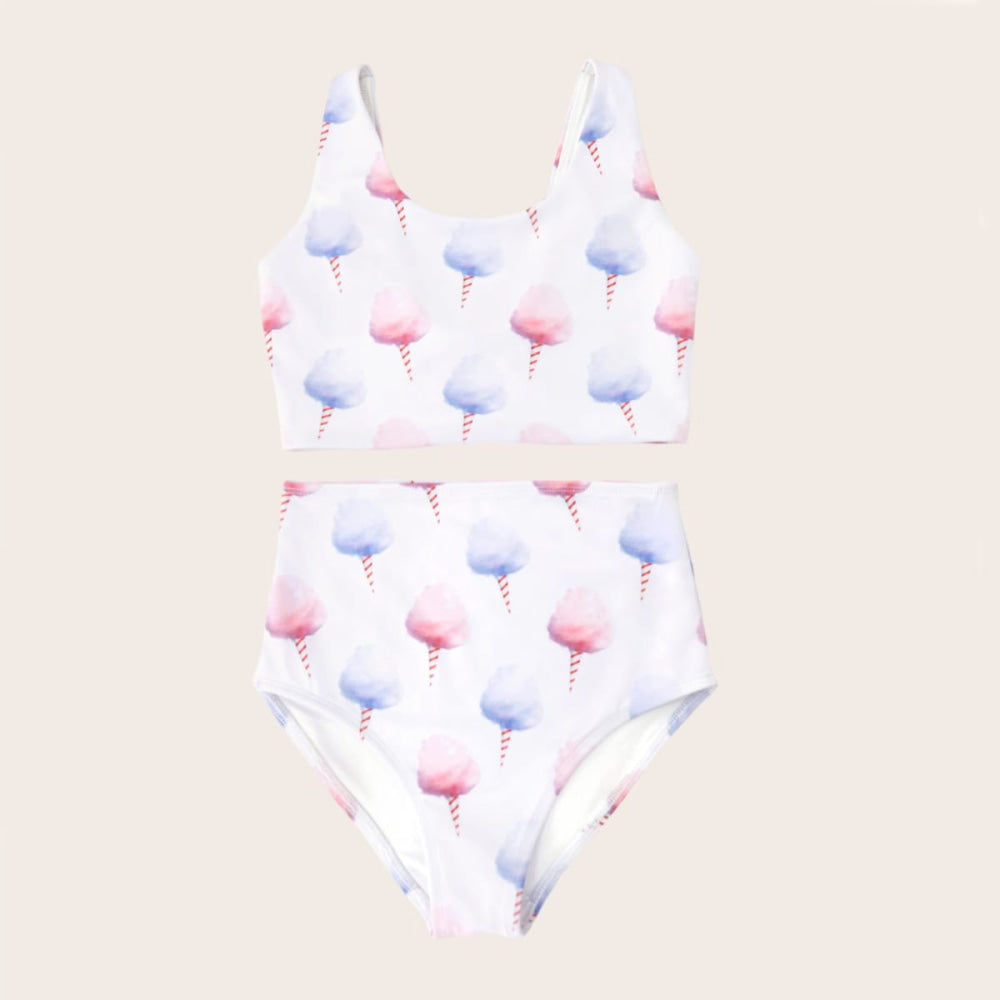 Cotton Candy Two Piece Tank - Two Piece Swim