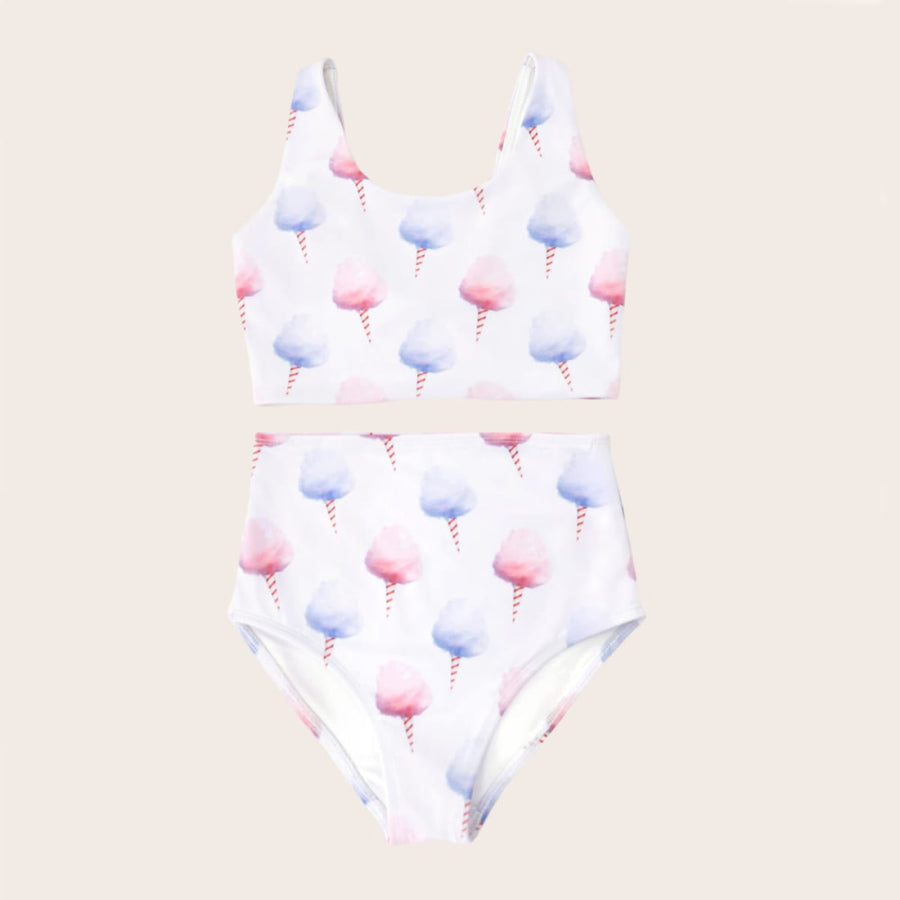 Cotton Candy Two Piece Tank - Two Piece Swim