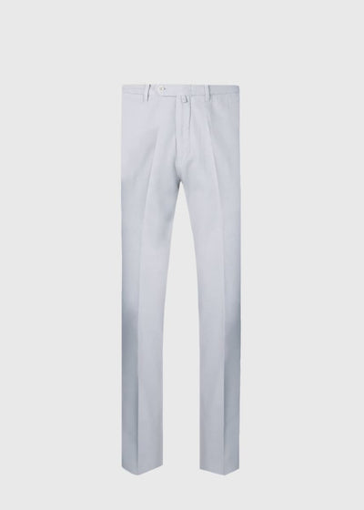 Cotton & Cashmere Trouser - Light Grey - Trouser