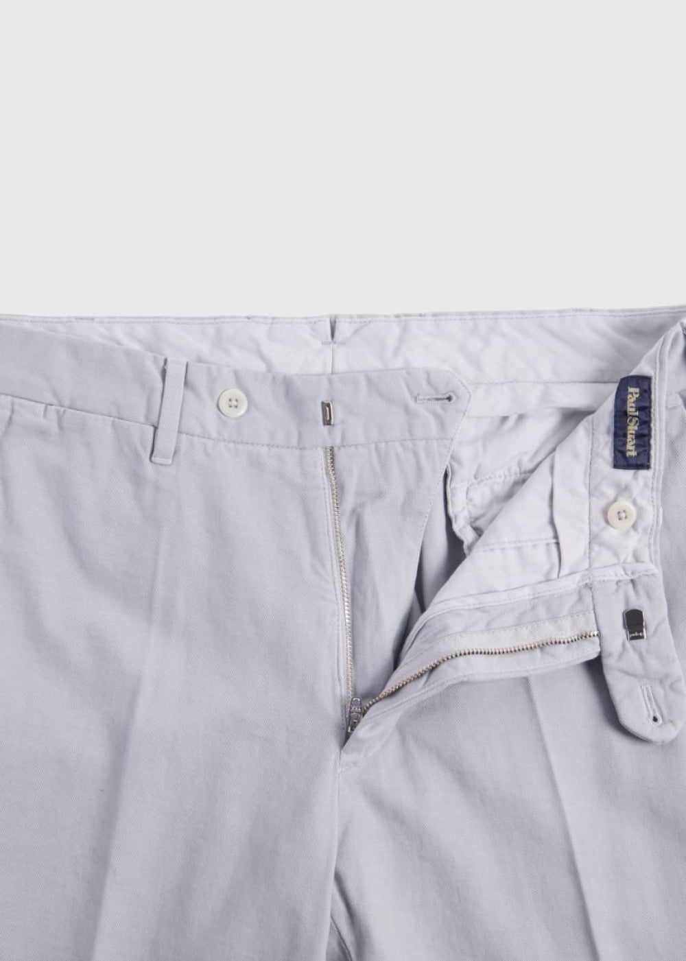 Cotton & Cashmere Trouser - Light Grey - Trouser