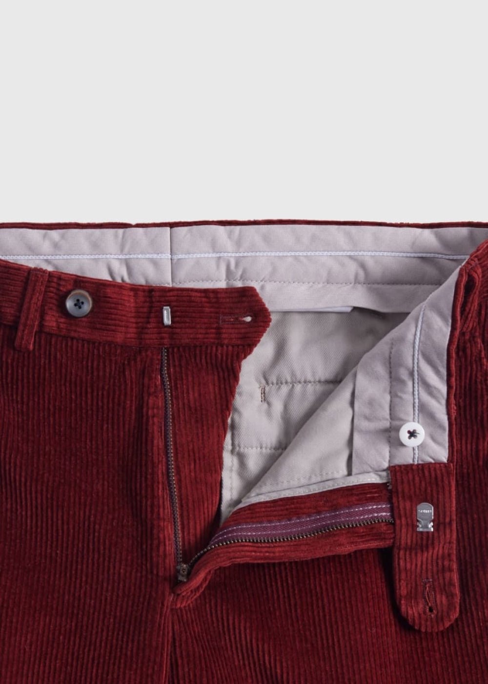 Cotton Corduroy Newton Pant - Cranberry - Trouser