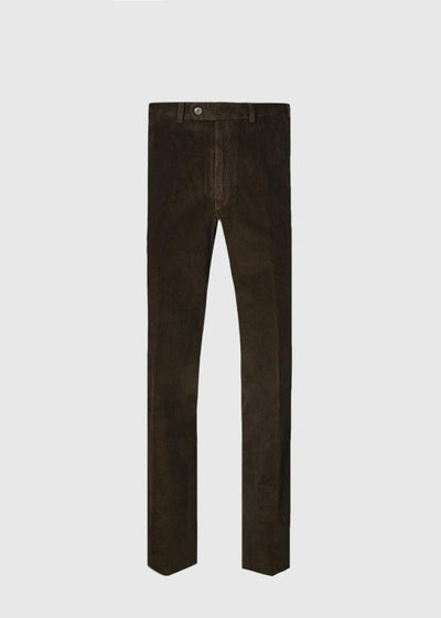 Cotton Corduroy Newton Pant - Dark Brown - Trouser