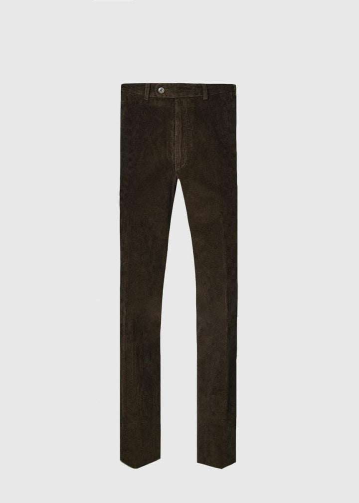 Cotton Corduroy Newton Pant - Dark Brown - Trouser