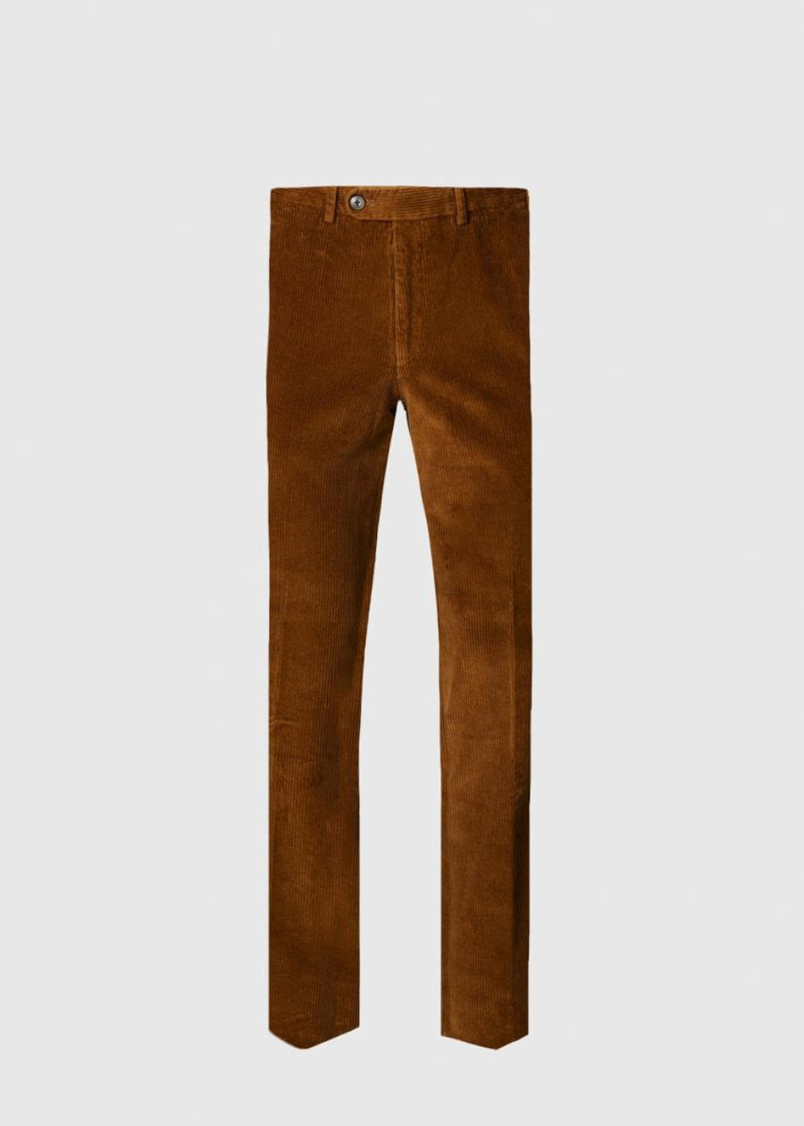 Cotton Corduroy Newton Pant - Gold - Trouser