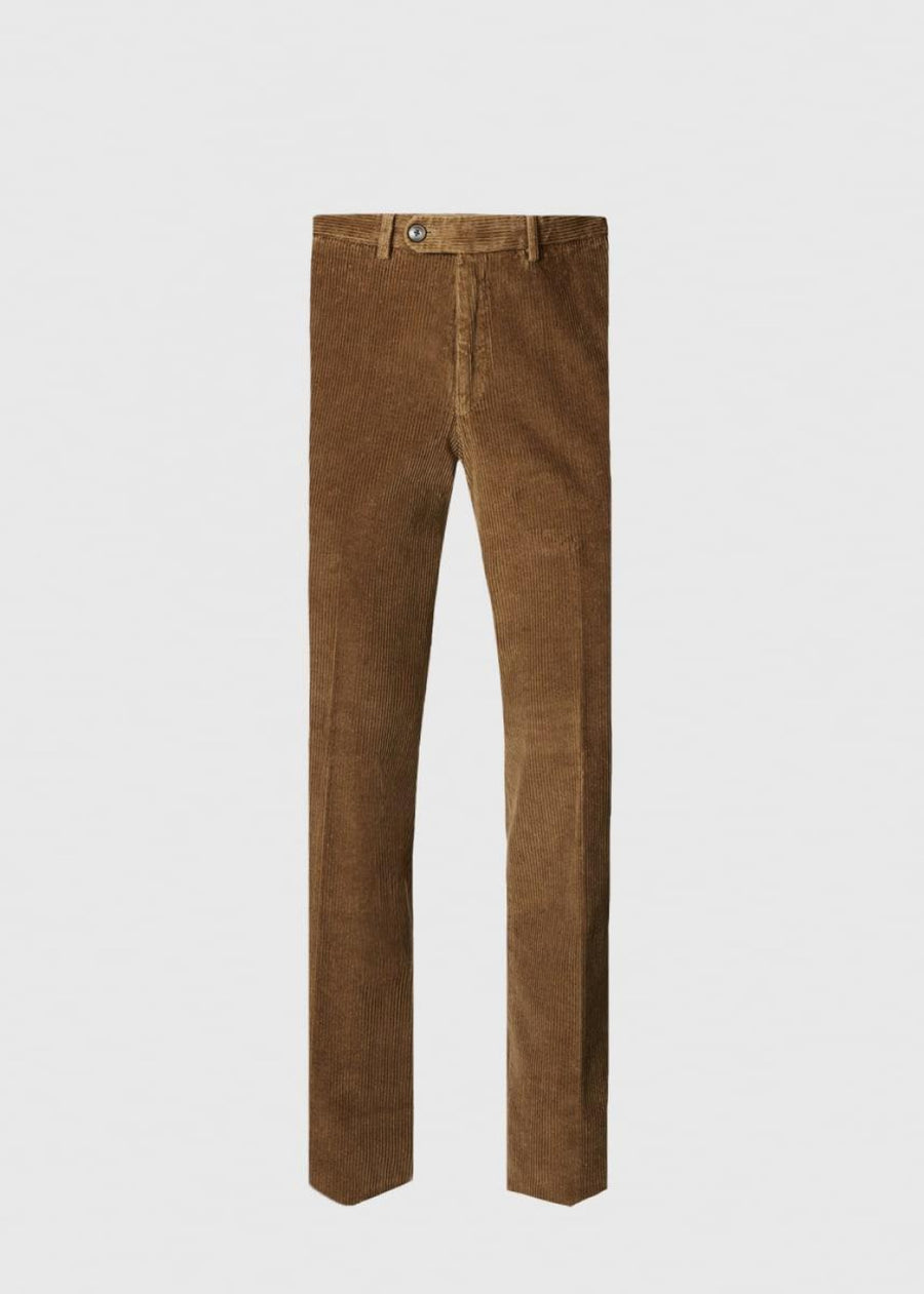 Cotton Corduroy Newton Pant - Tan - Trouser