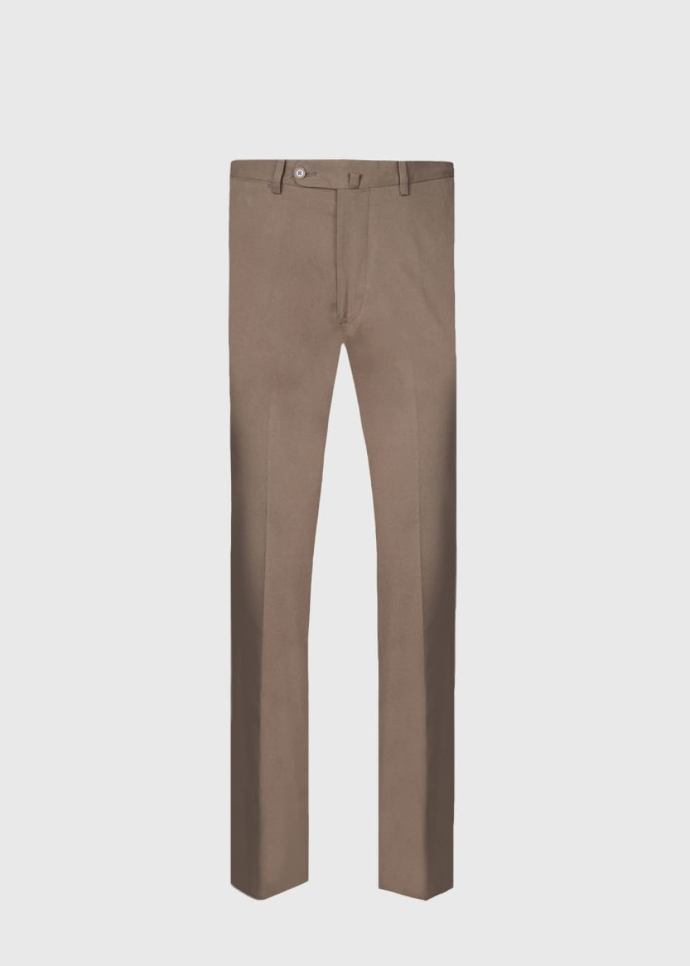 Cotton Dress Trouser - Brown - Trouser