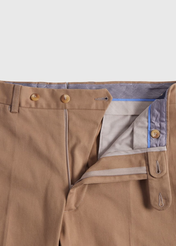 Cotton Dress Trouser - Camel - 42 - Trouser