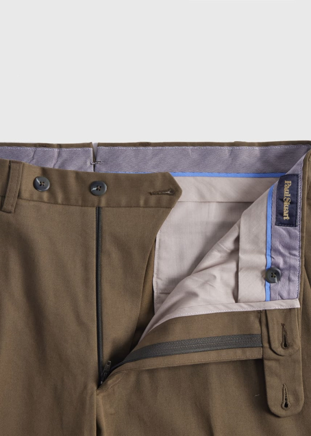 Cotton Dress Trouser - Olive - Trouser