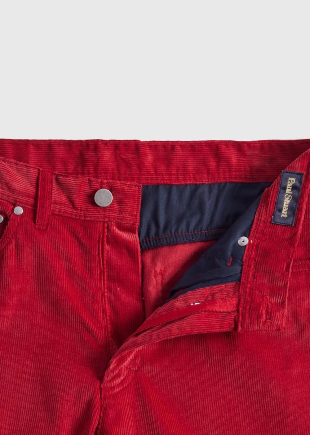 Cotton Five Pocket Corduroy Pant - Red - 32 - Pants