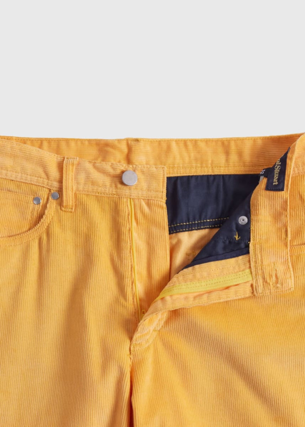 Cotton Five Pocket Corduroy Pant - Yellow - 38 - Pants
