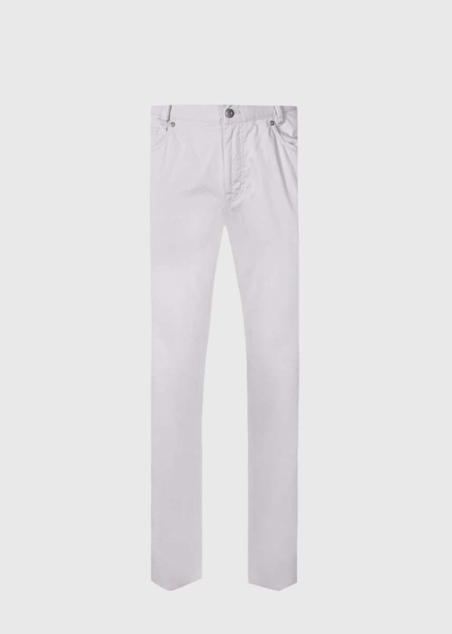 Cotton Five Pocket Pant - Stone - Pants