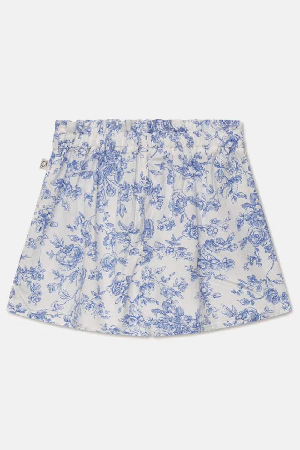 Cotton Floral Shorts - Ivory/Blue - 12Y - Shorts