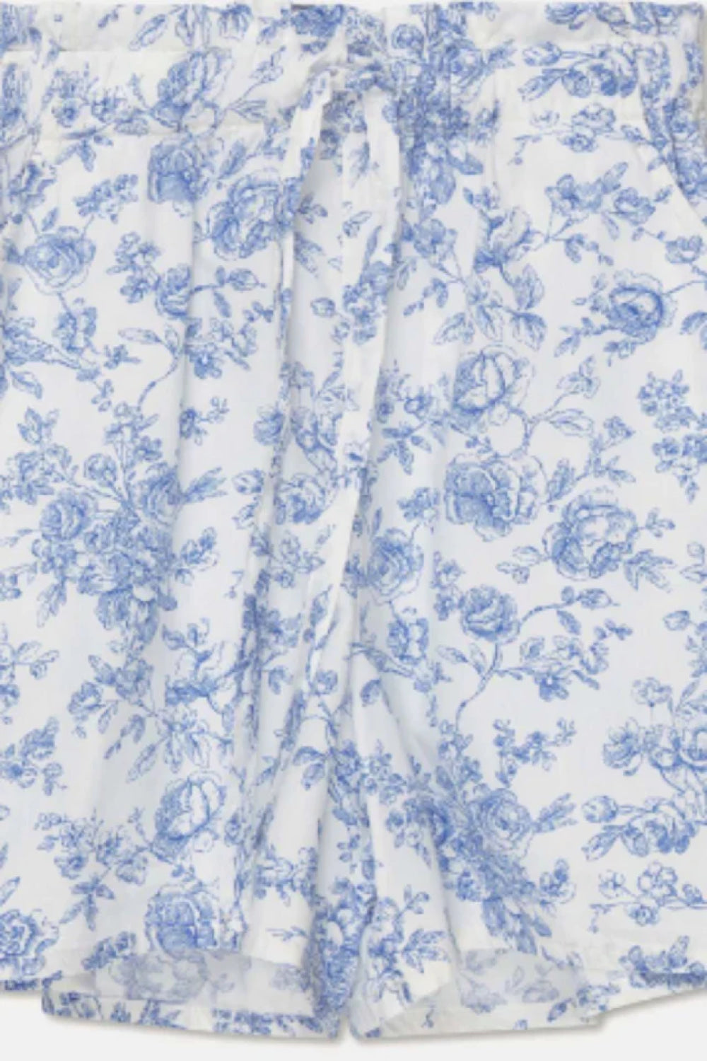 Cotton floral woman shorts - Ivory - Shorts