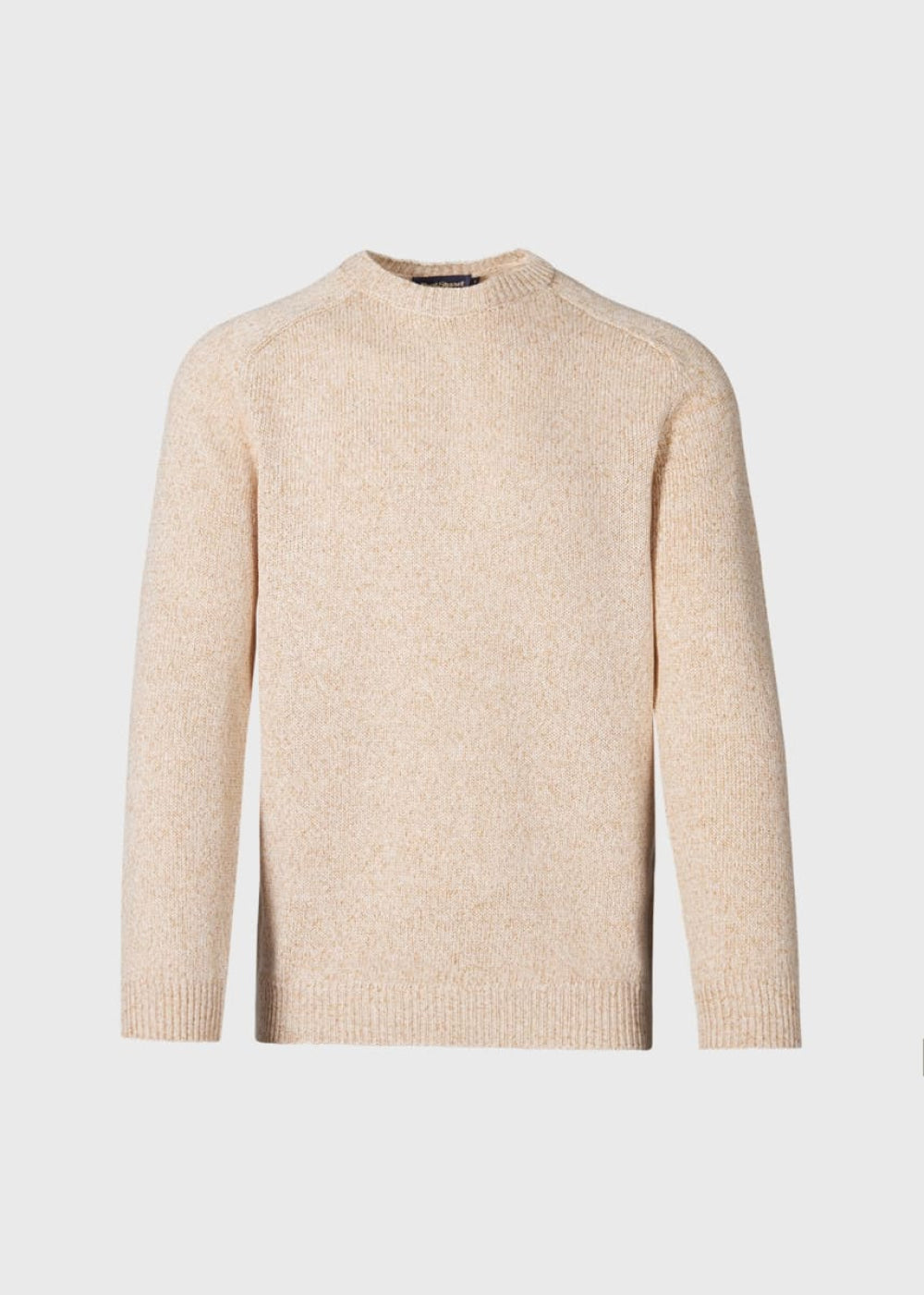Cotton Melange Crewneck Sweater - Camel - XXL (46) - Sweater