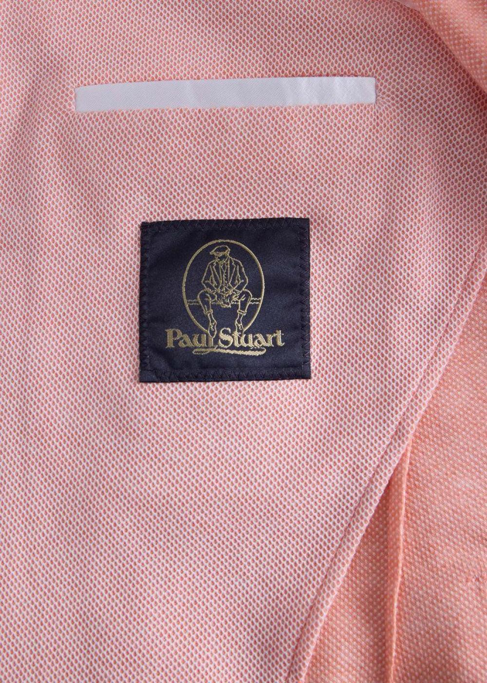 Cotton Pique Jacket - Peach - Blazer