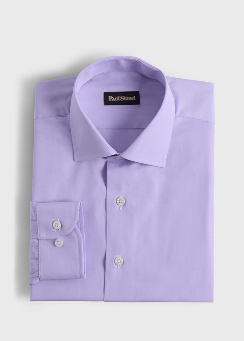 Cotton Solid Shirt - Lilac - Collared Shirt