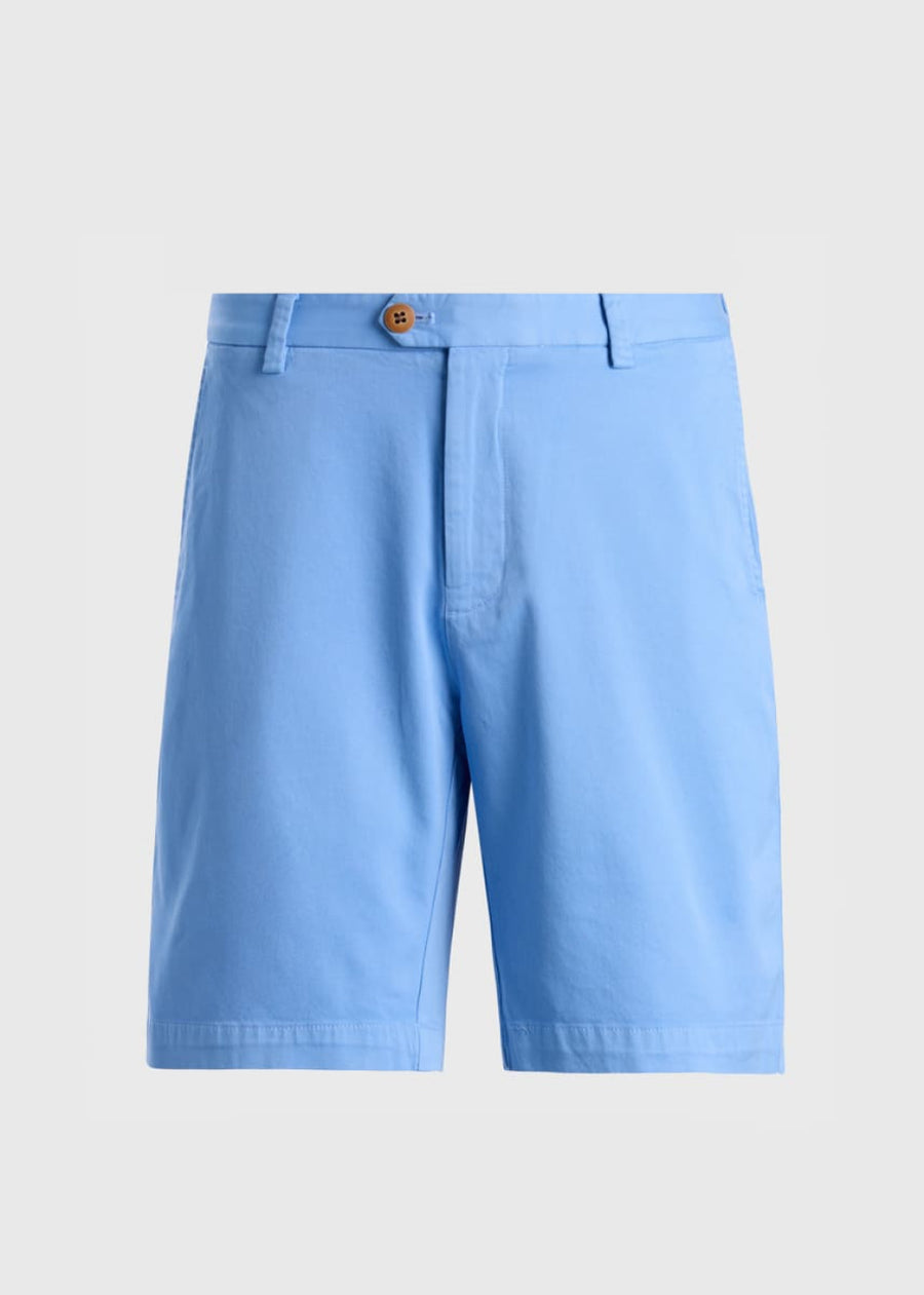 Cotton Twill Logo Short - Light Blue - Shorts