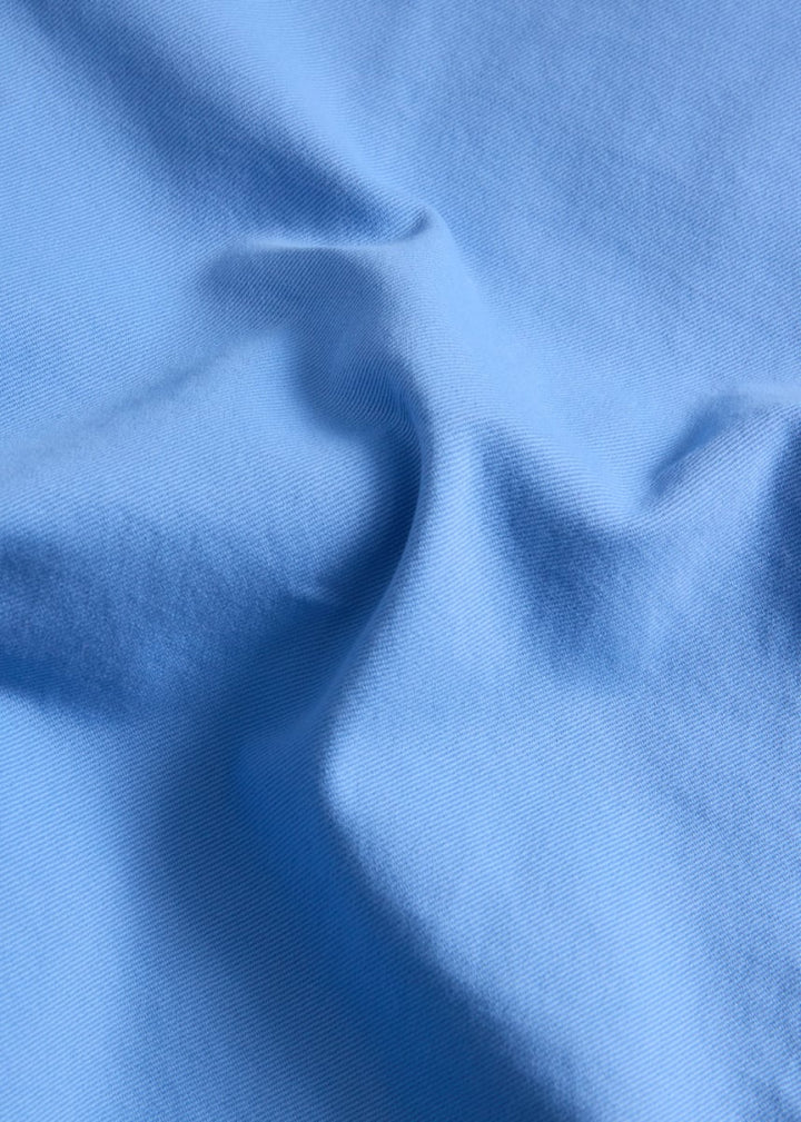 Cotton Twill Logo Short - Light Blue - Shorts