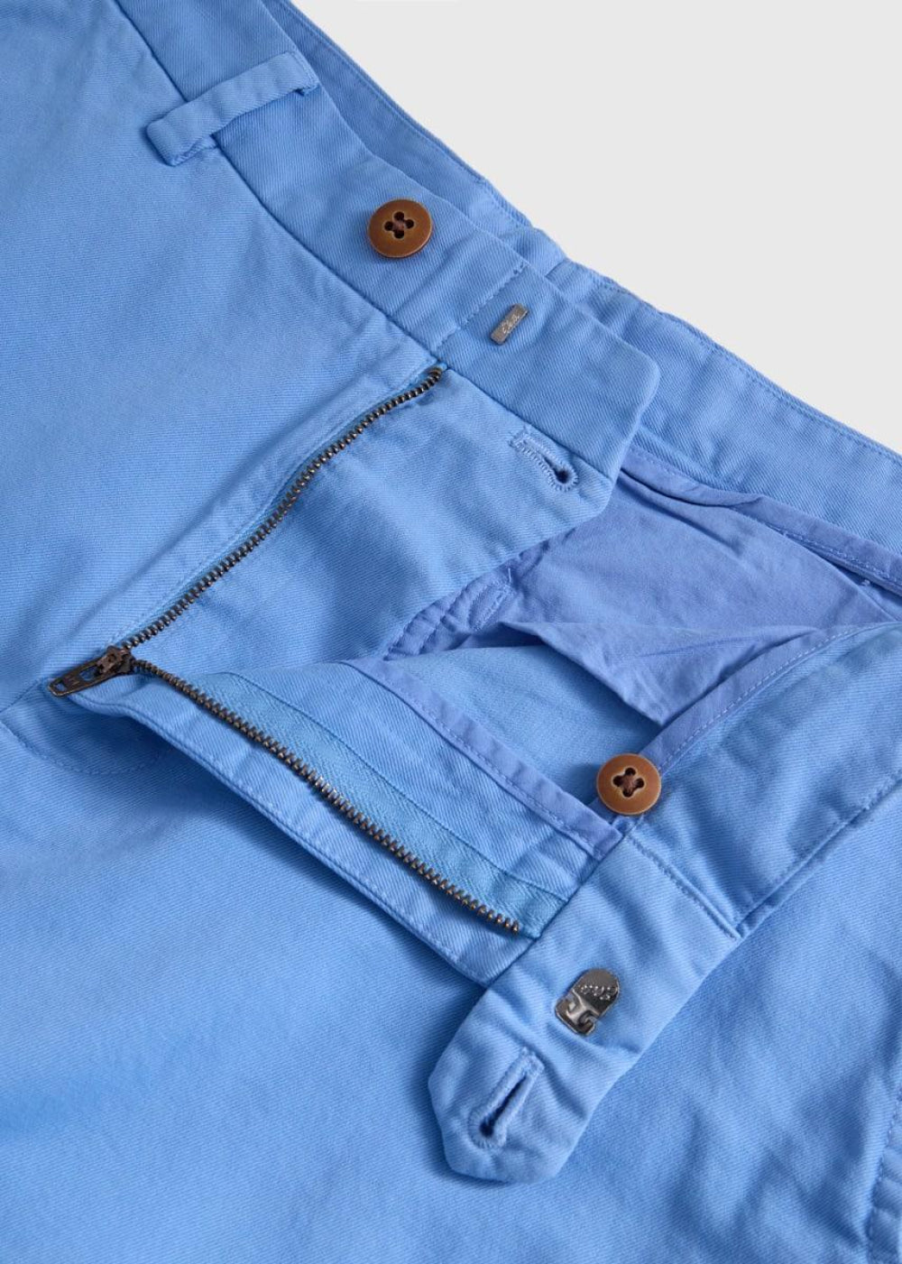 Cotton Twill Logo Short - Light Blue - Shorts