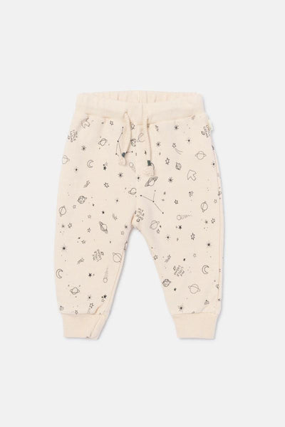 Cozmo Plush Baby Pants - Stone - Sweatpant