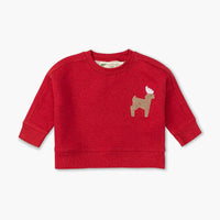 Sporty Sweatshirt - Red Heather