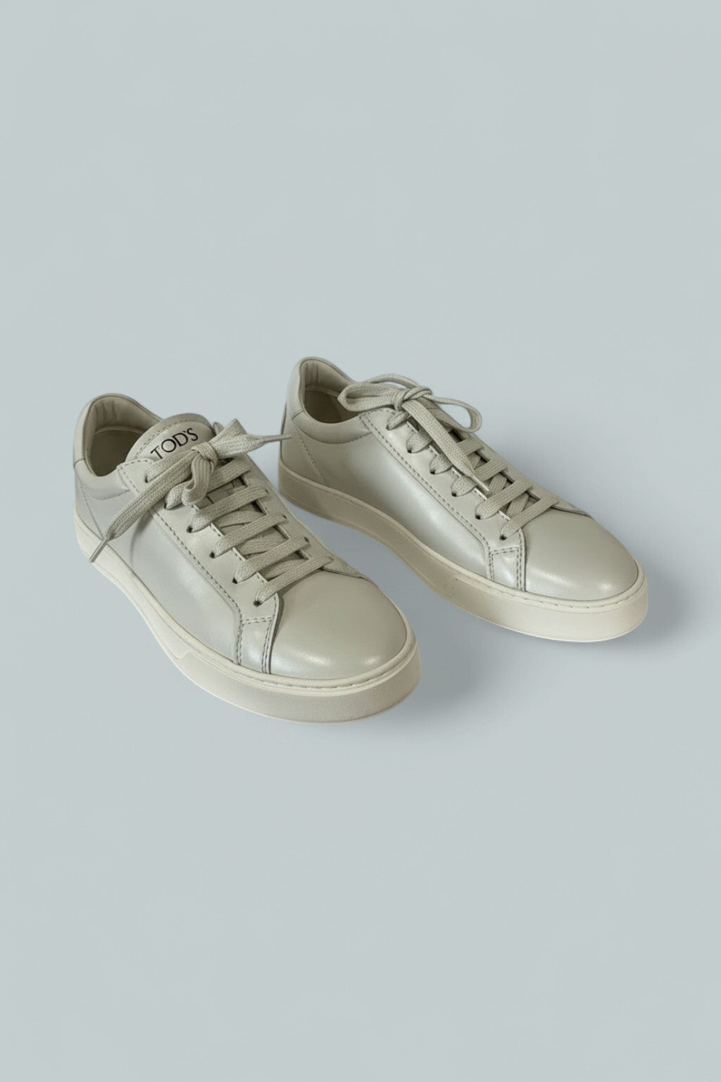 Sneakers In Leather - White
