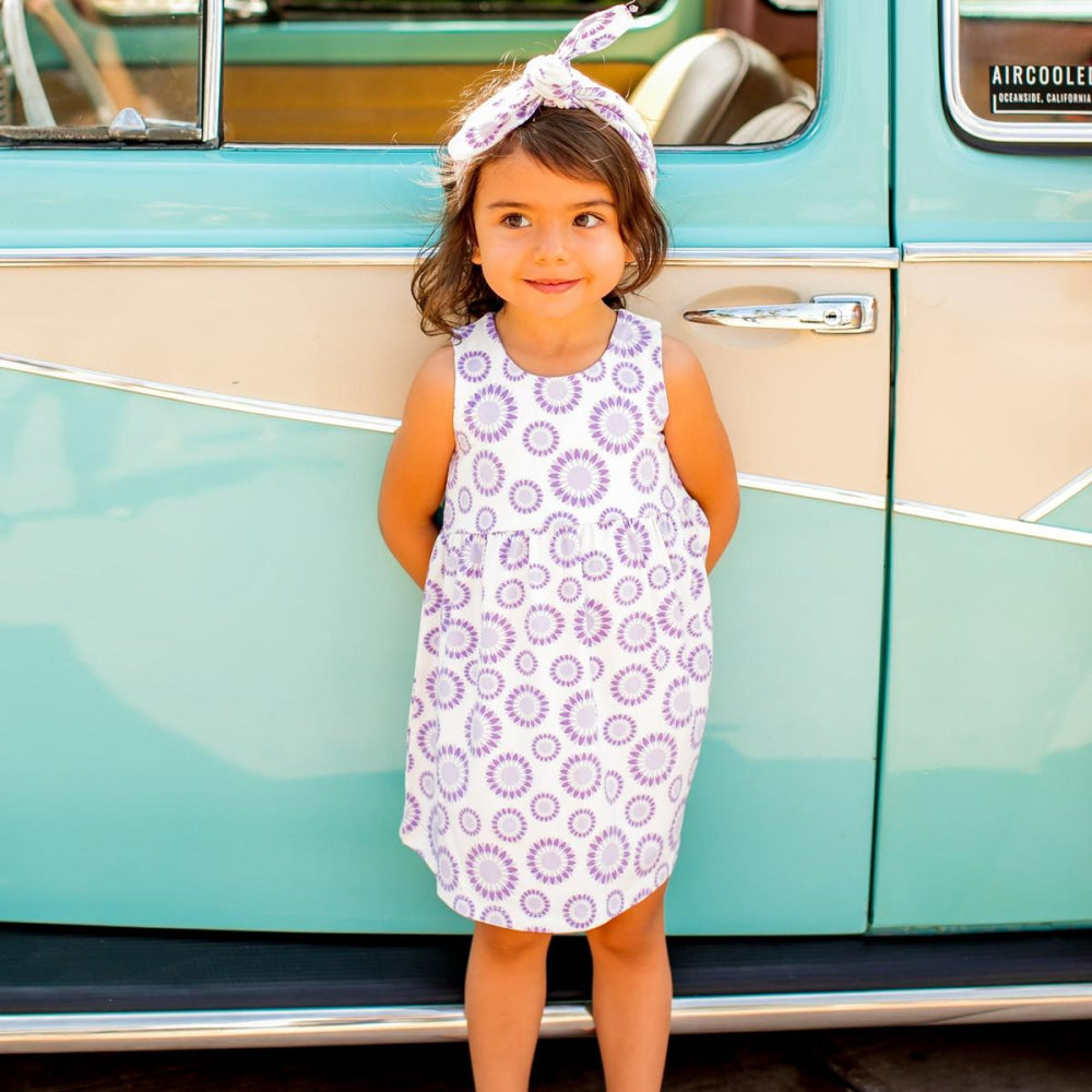 Crescent Moon Dress - Sunflower Purple - Dresses