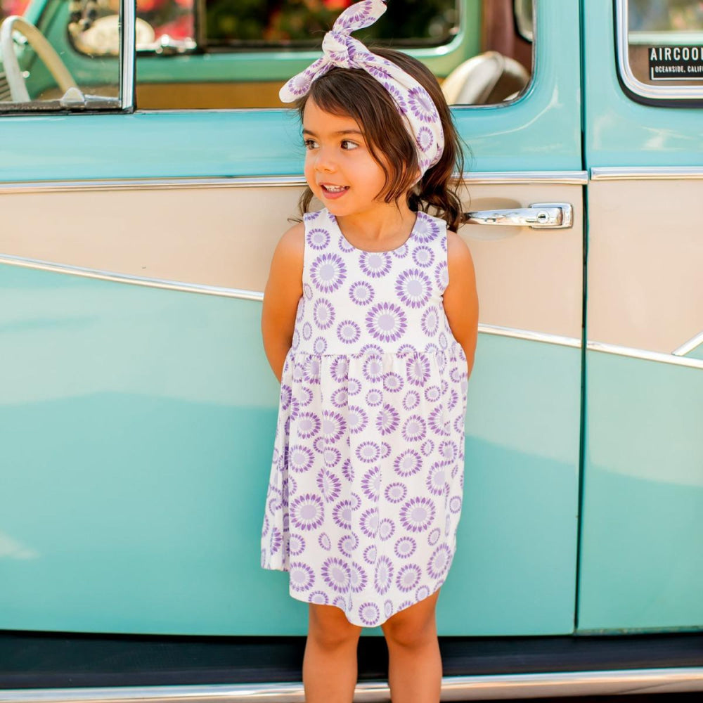 Crescent Moon Dress - Sunflower Purple - Dresses