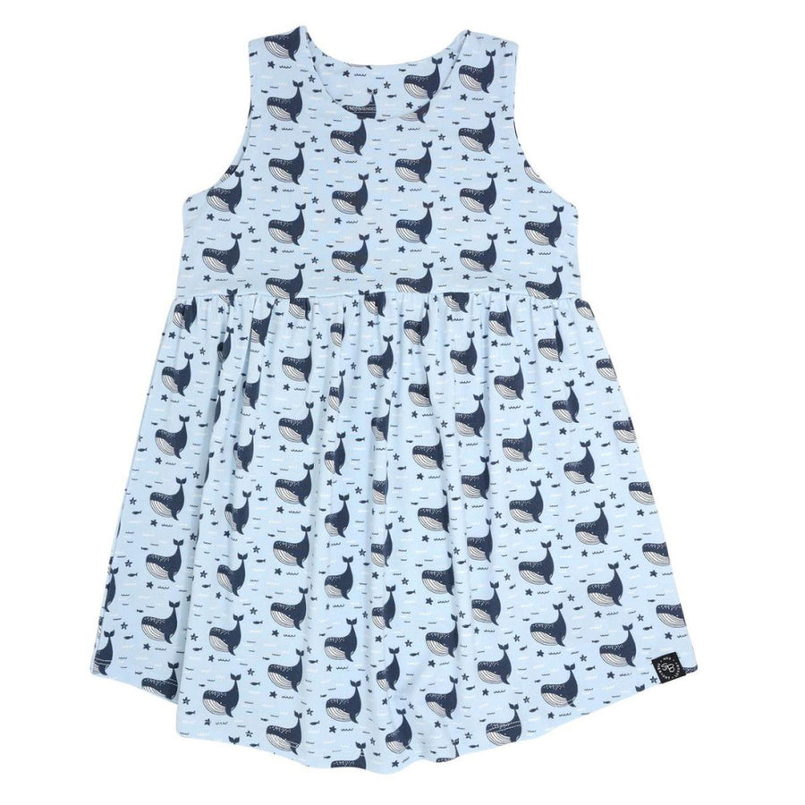 Crescent Moon Dress - Whale - Dresses