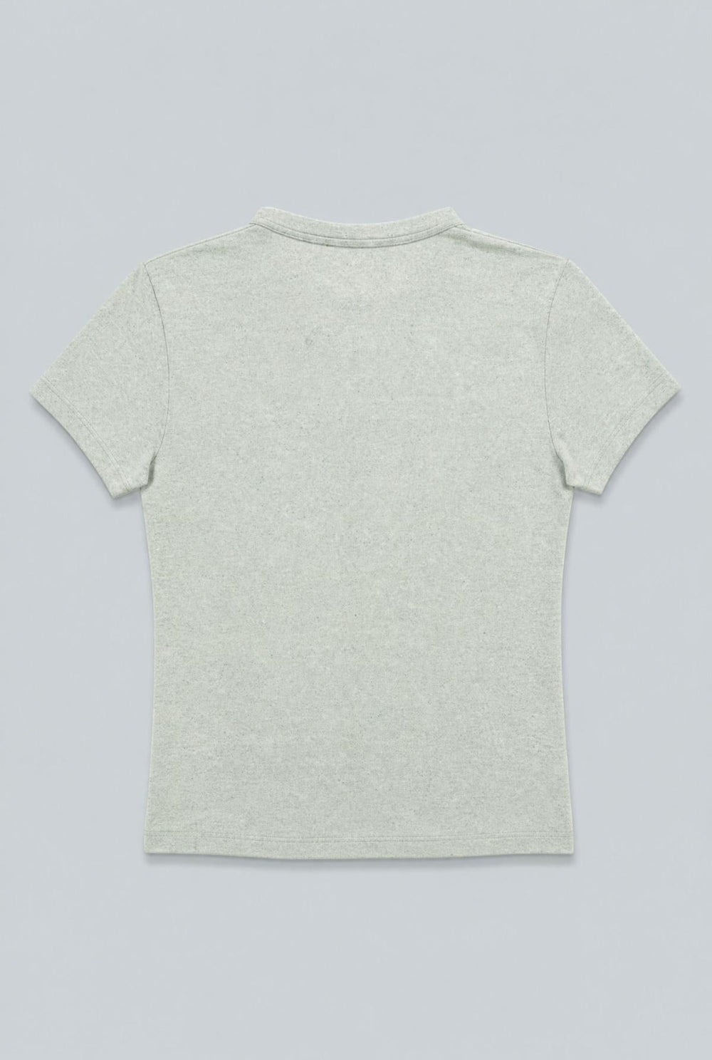 Crew Neck Donegal Tee - Mint - T-shirt