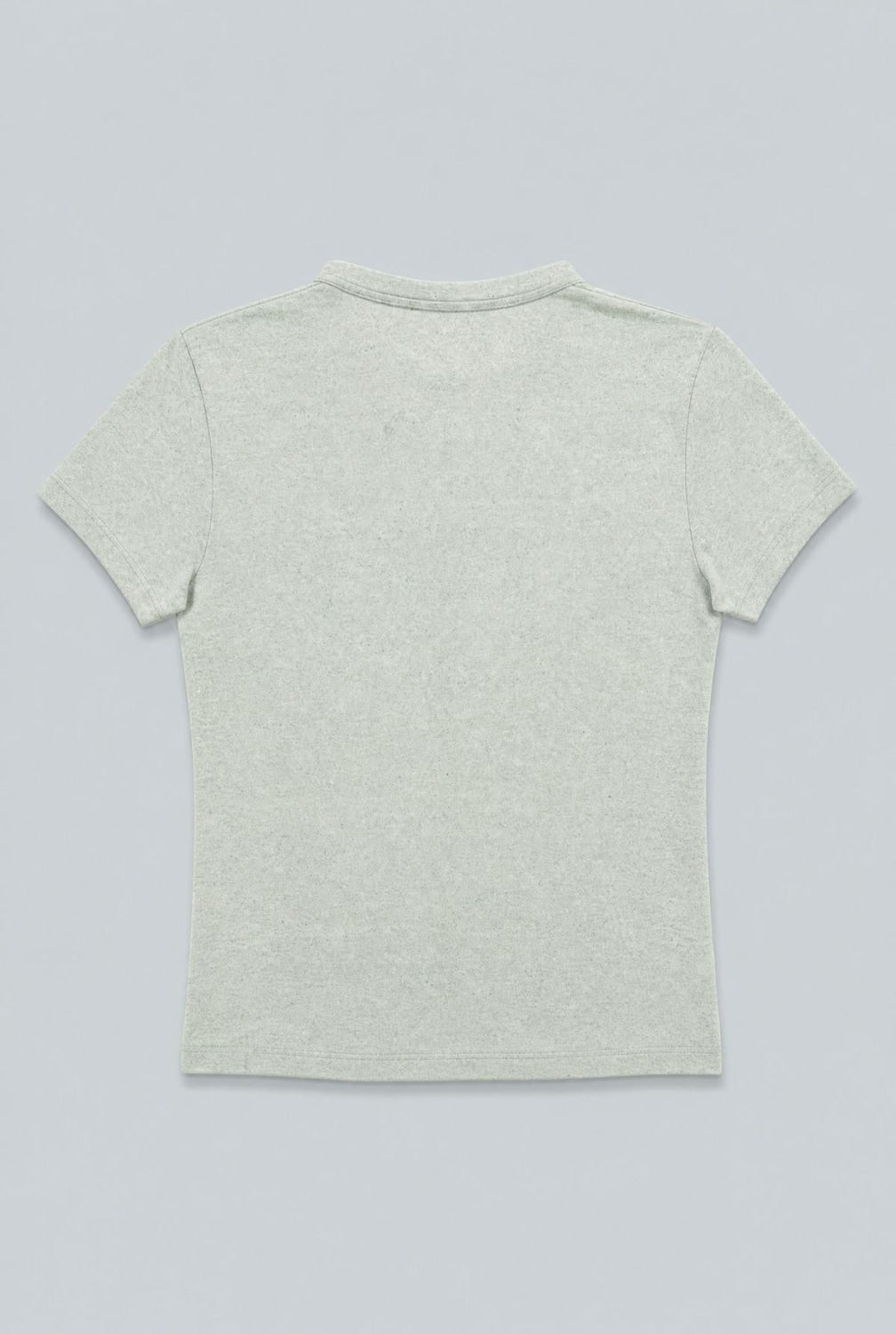 Crew Neck Donegal Tee - Mint - T-shirt