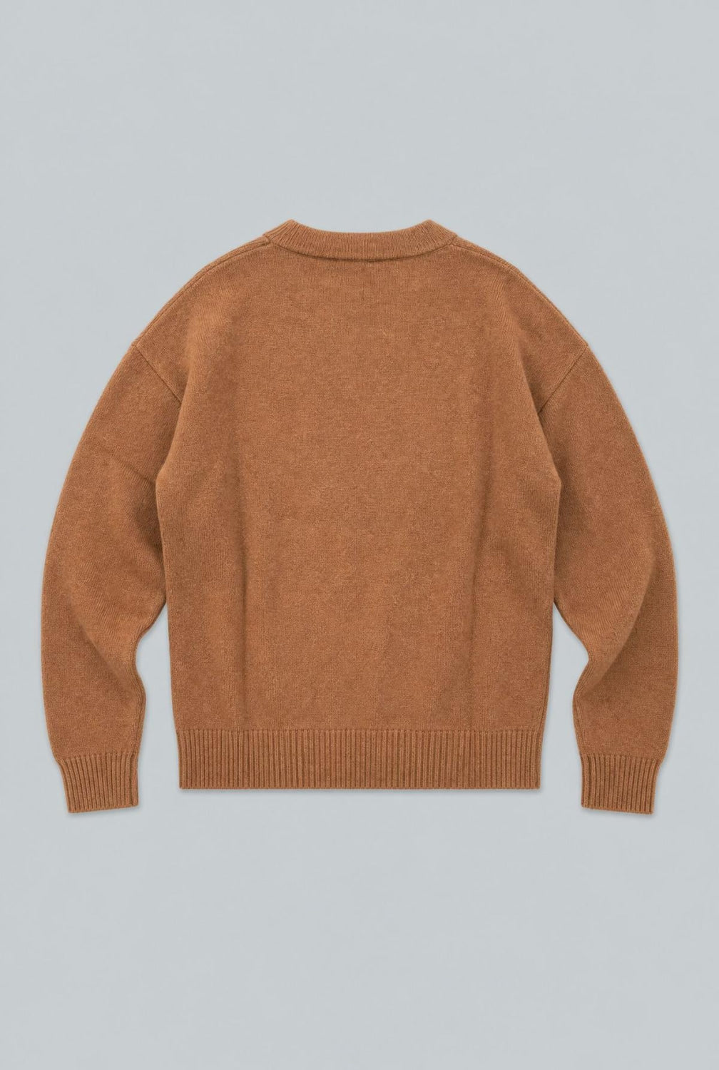 Crew Neck Sweater - Camel - Sweater