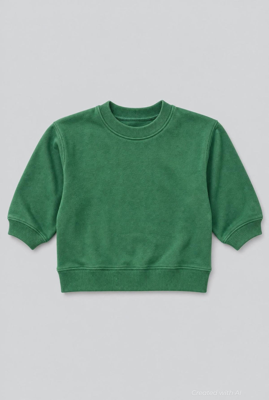Crew Neck Sweatshirt - Kelly Green - Crewneck Sweatshirt