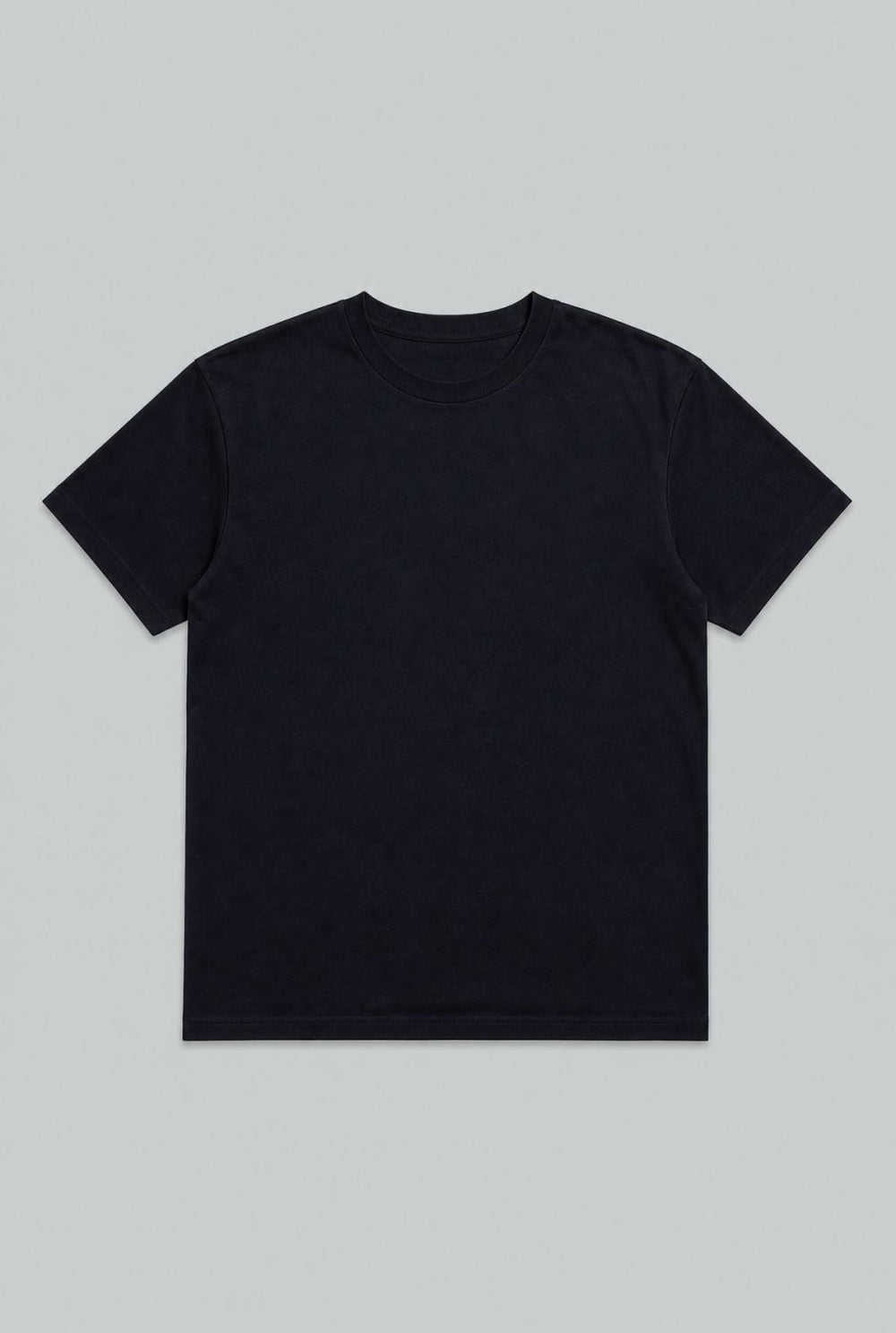 Crew Neck Tee - Black - T-shirt