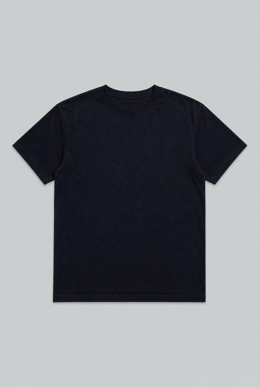 Crew Neck Tee - Black - T-shirt