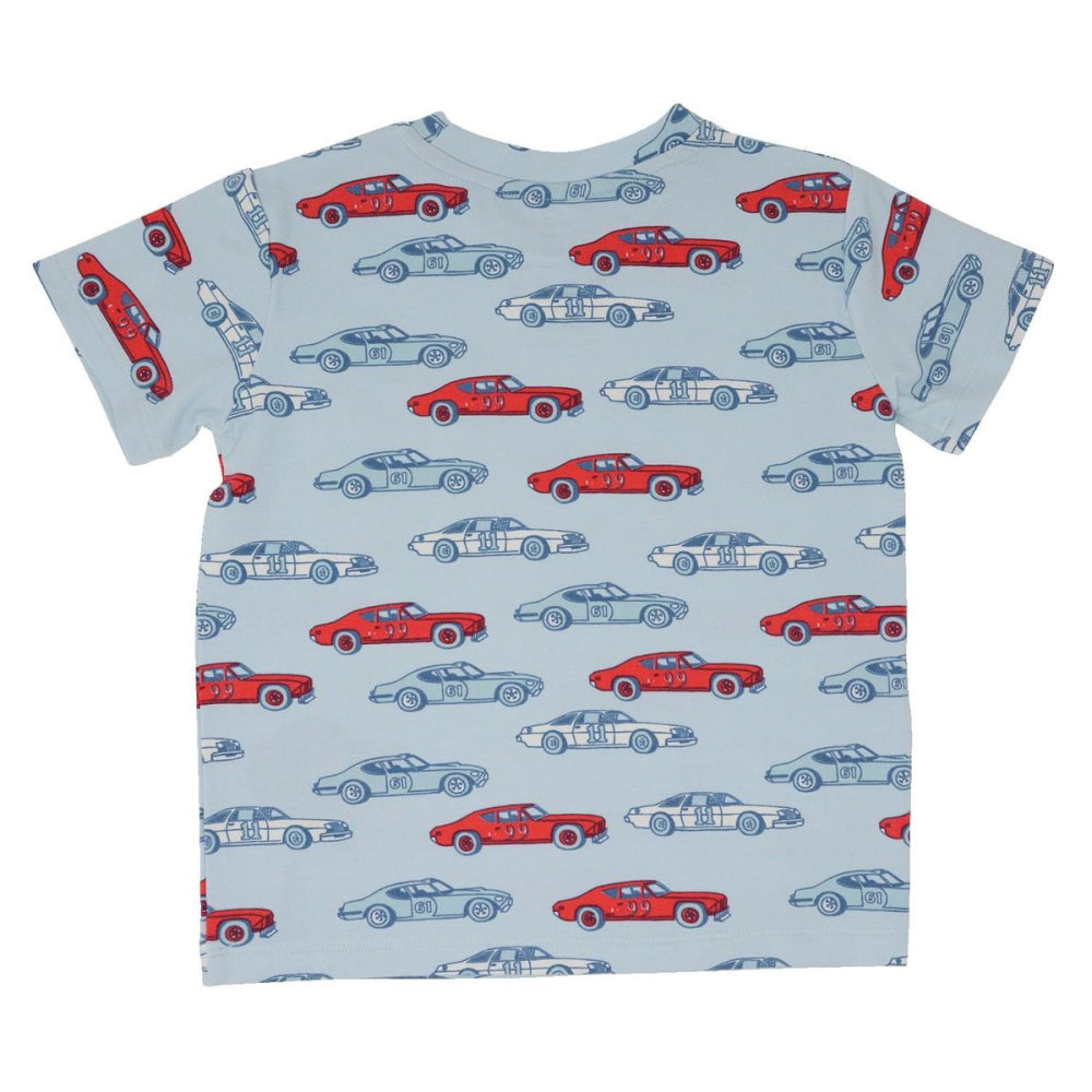 Crew Neck Tee - Stock Cars Blue - T-shirt