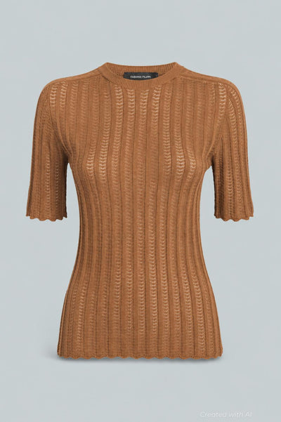 Crewneck Sweater - Medium Brown - 40 / US 4 / S - Sweater