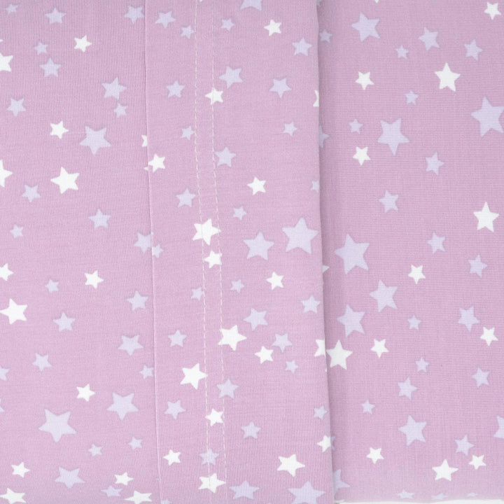 Crib Sheet - Purple Stars - OS - Crib Sheet