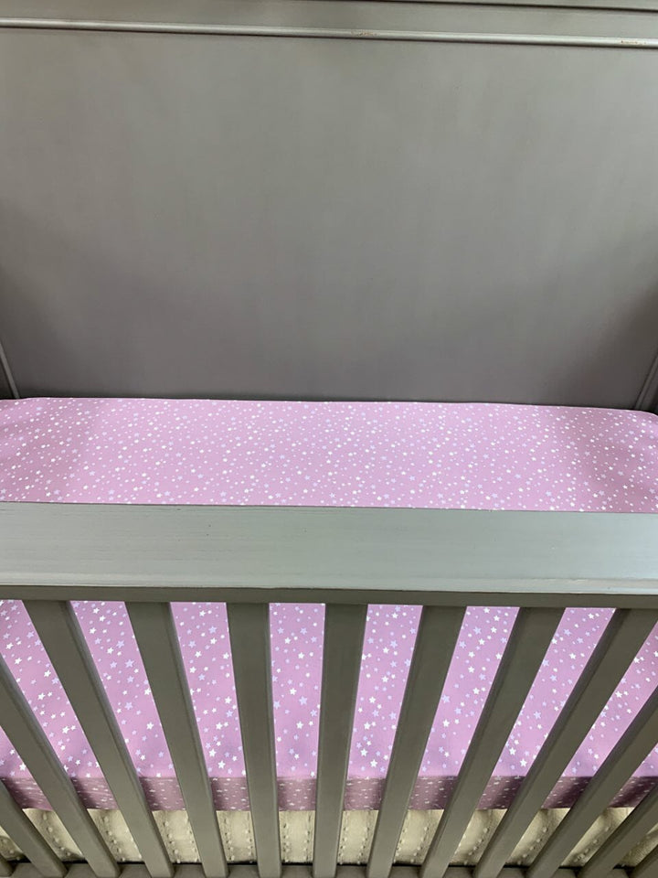 Crib Sheet - Purple Stars - OS - Crib Sheet