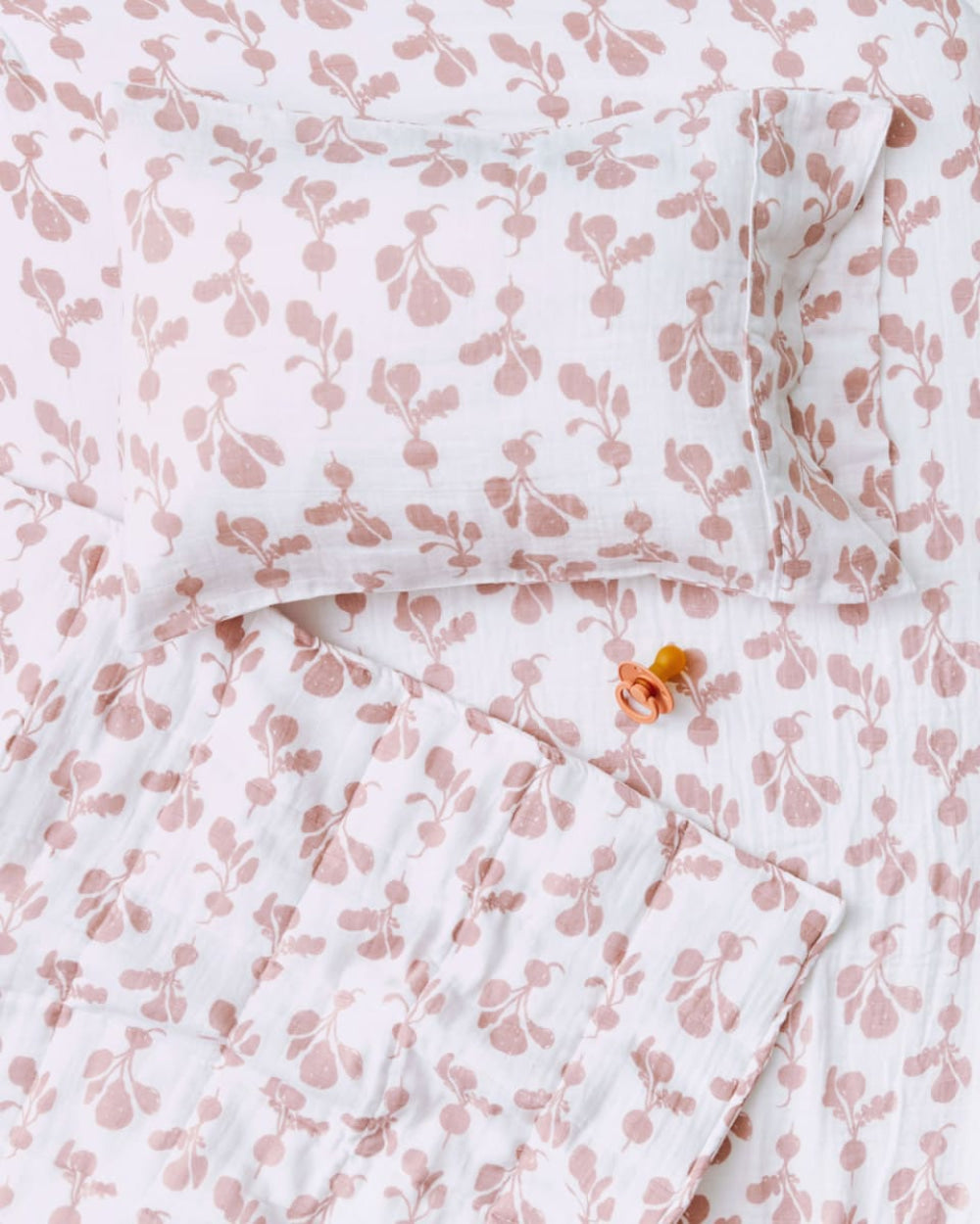 Crib Sheet - Radish Mauve - Onesize - Crib Sheet