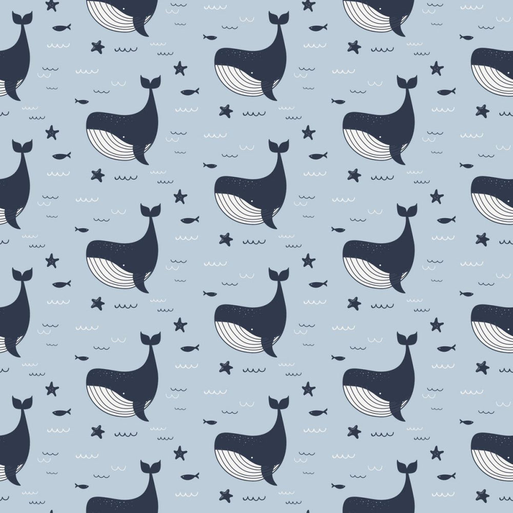Crib Sheet - Whale - OS - Crib Sheet